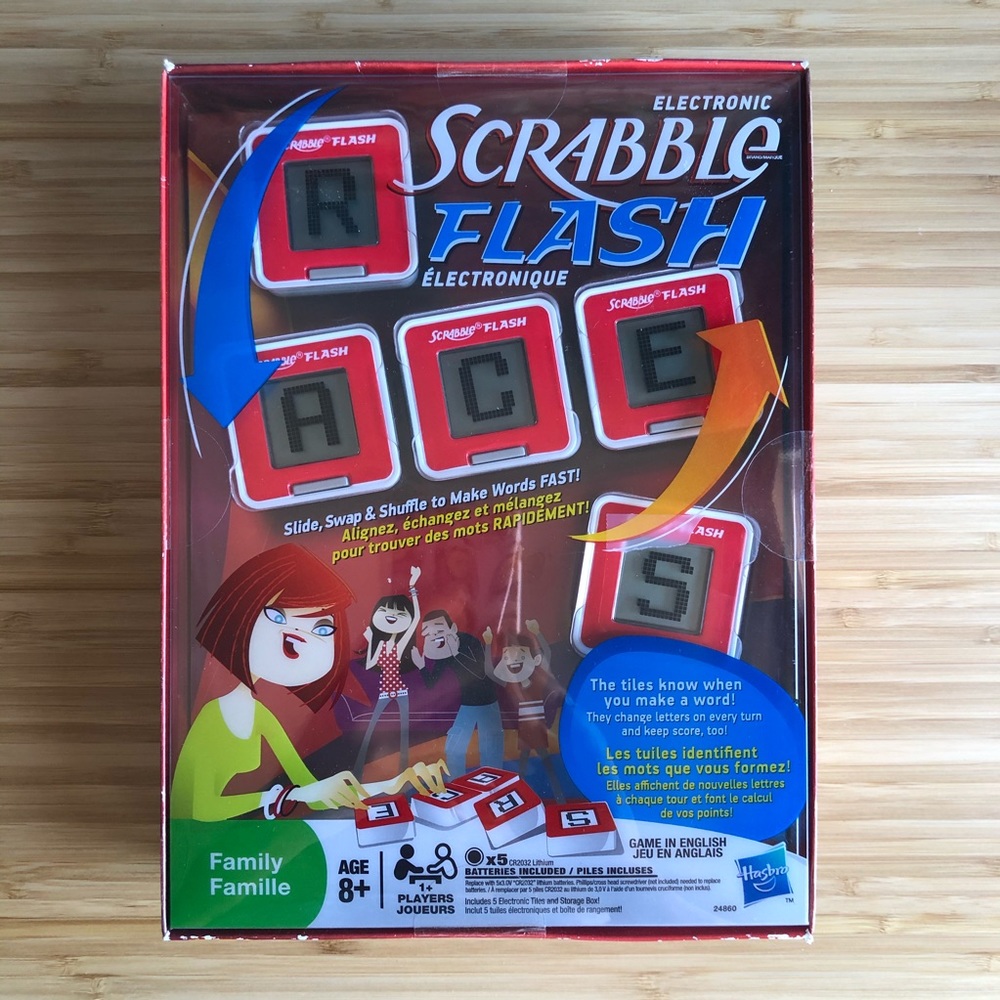 NIB Scrabble Flash Electronic Board Game